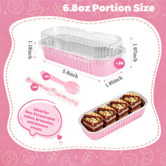 NPLUX mini loaf con postre horneado listo para servir y lucir