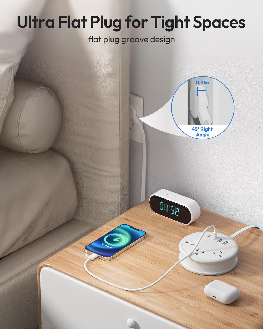 NTONPOWER comparación de tamaño en mano muestra su portabilidad