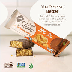 NuGo Slim corte interior destacando proteína y fibra visibles