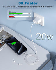 Nuinno cable USB‑C 2 m en primer plano mostrando funda resistente y flexibilidad