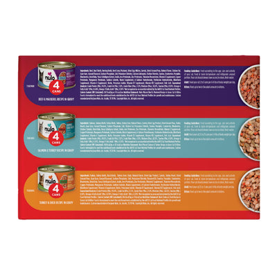 Nulo pack de 12 latas listo para almacenamiento doméstico