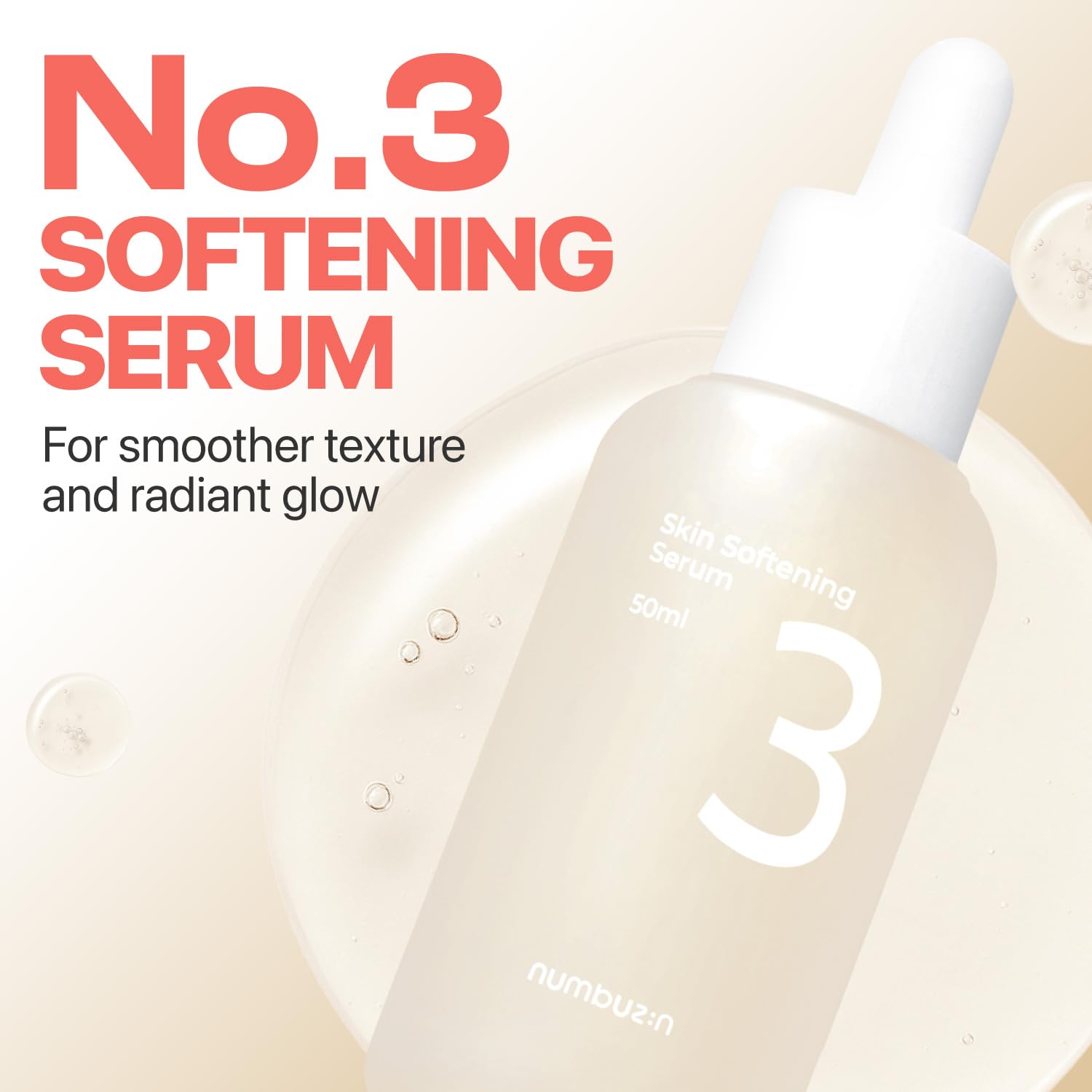 numbuzin textura del sérum acuosa que se absorbe rápido