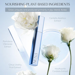 NUNA serum texture close-up highlighting lightweight absorbent formula