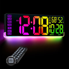 Nurforta vista frontal del reloj LED 16.5 pulgadas para visibilidad lejana