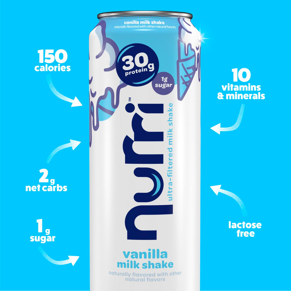 Nurri textura cremosa del batido destacando sabor y consistencia suave