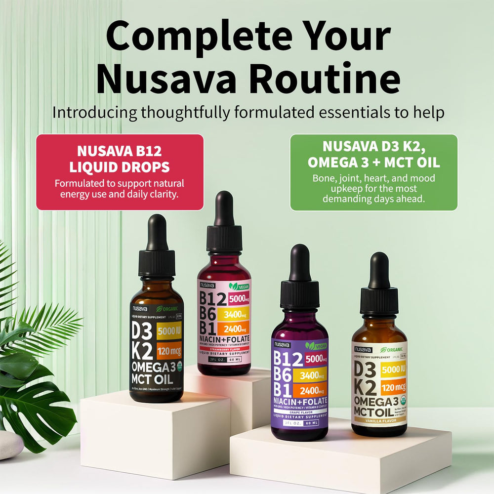 NUSAVA pack de dos botellas ideal para continuidad de suplementación