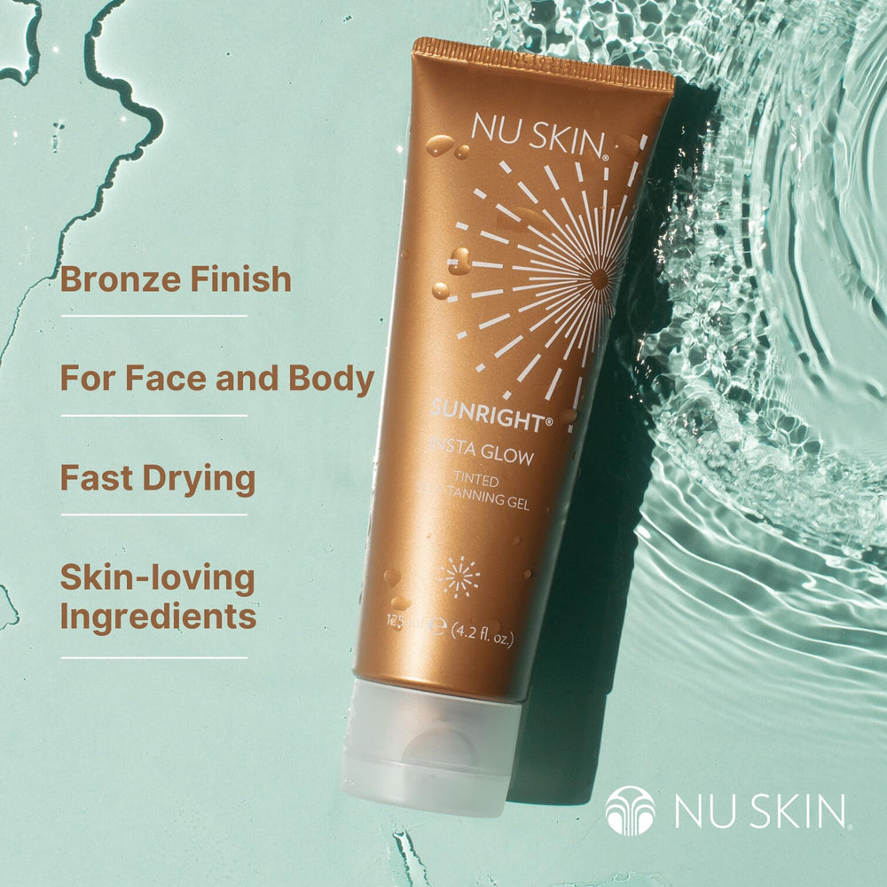 Nu Skin textura del gel en la piel, absorción rápida y acabado suave