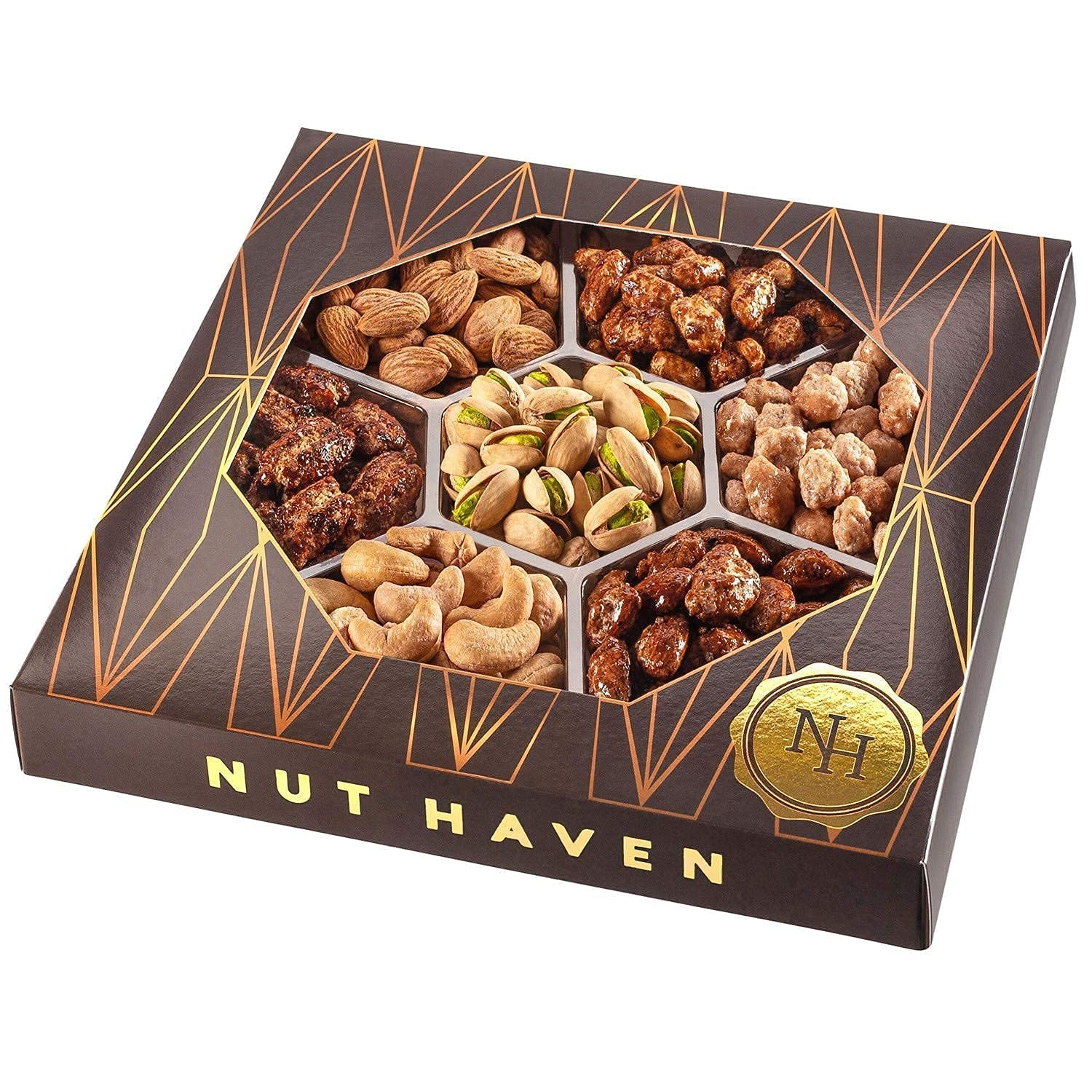 Nut Haven glazed almonds close-up highlighting glossy coating and crunchy texture