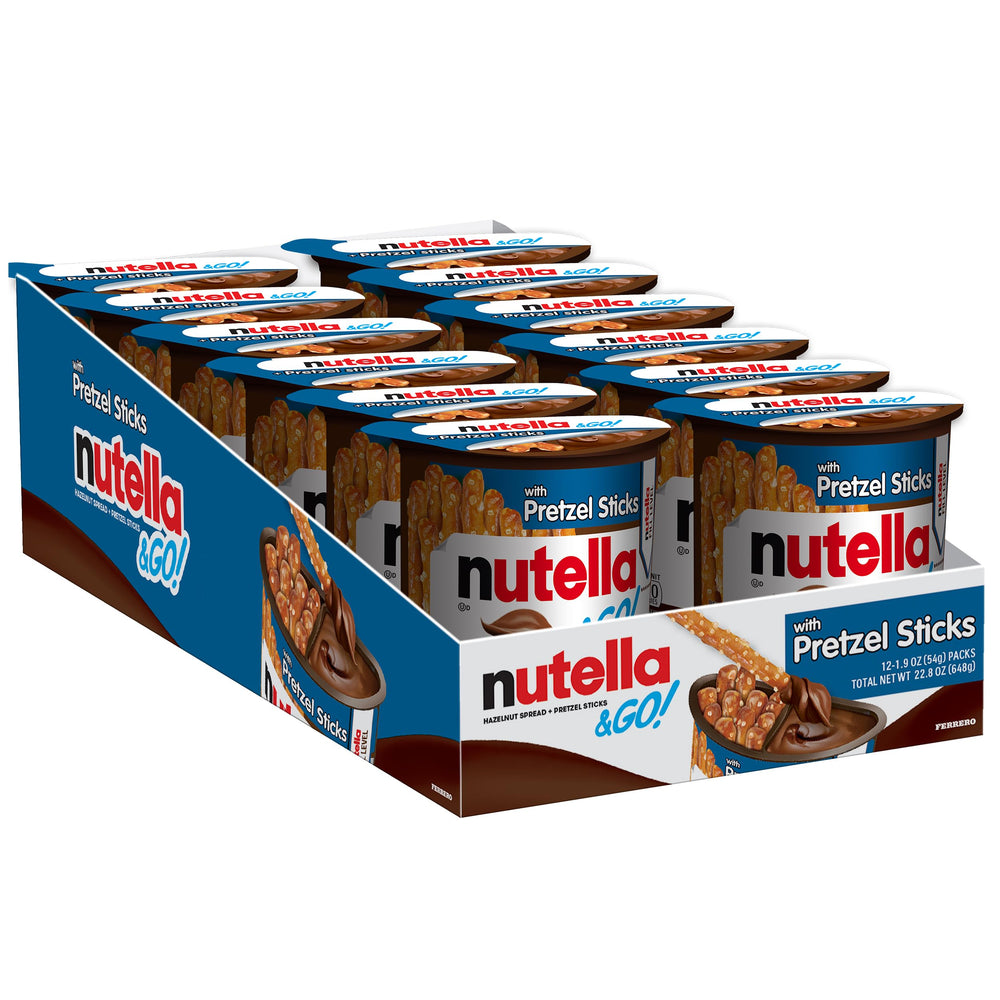 Nutella envase frontal Nutella & GO! práctico y reconocible para llevar