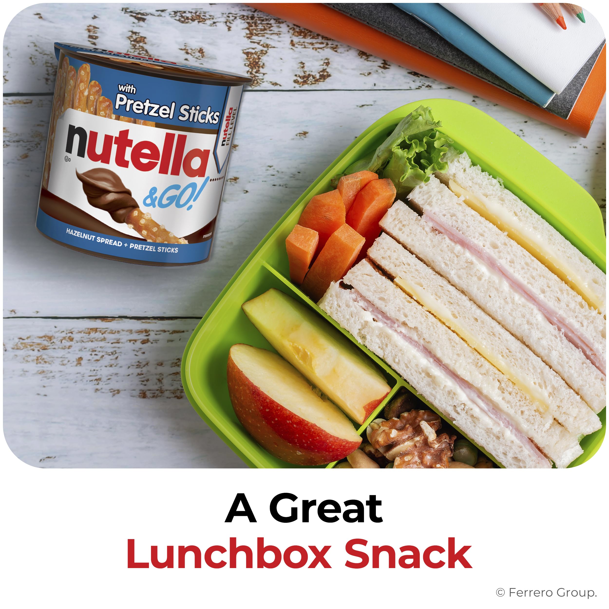Nutella en mochila durante viaje Nutella & GO! snack fácil en ruta