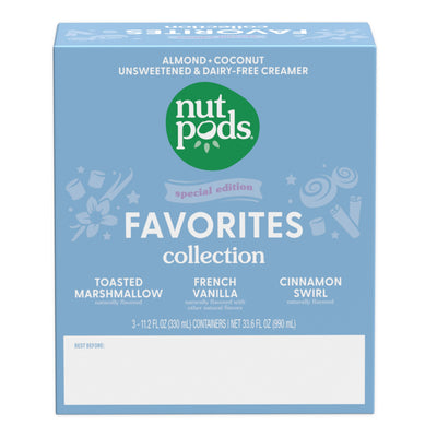 nutpods en uso vertiendo creamer en taza y mejorando sabor