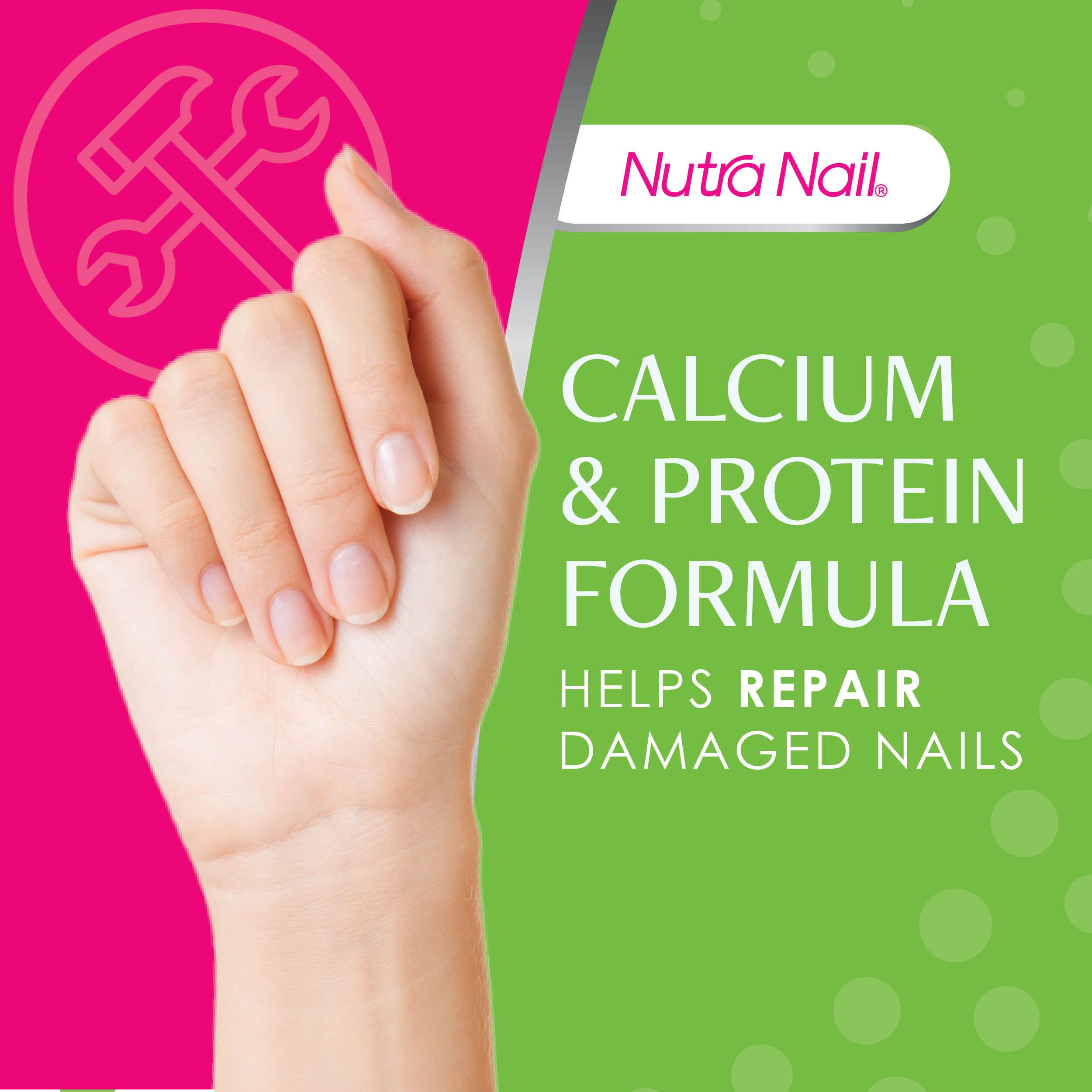 Nutra Nail textura en gota destacando la fórmula ligera y absorbible