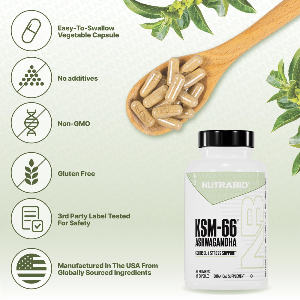 NutraBio cápsula junto a cinta de entrenamiento para energía y enfoque