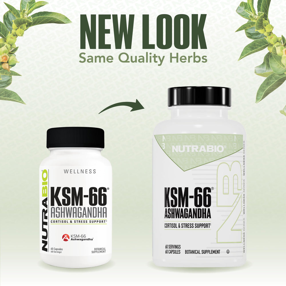 NutraBio caja abierta que muestra las 60 cápsulas por envase