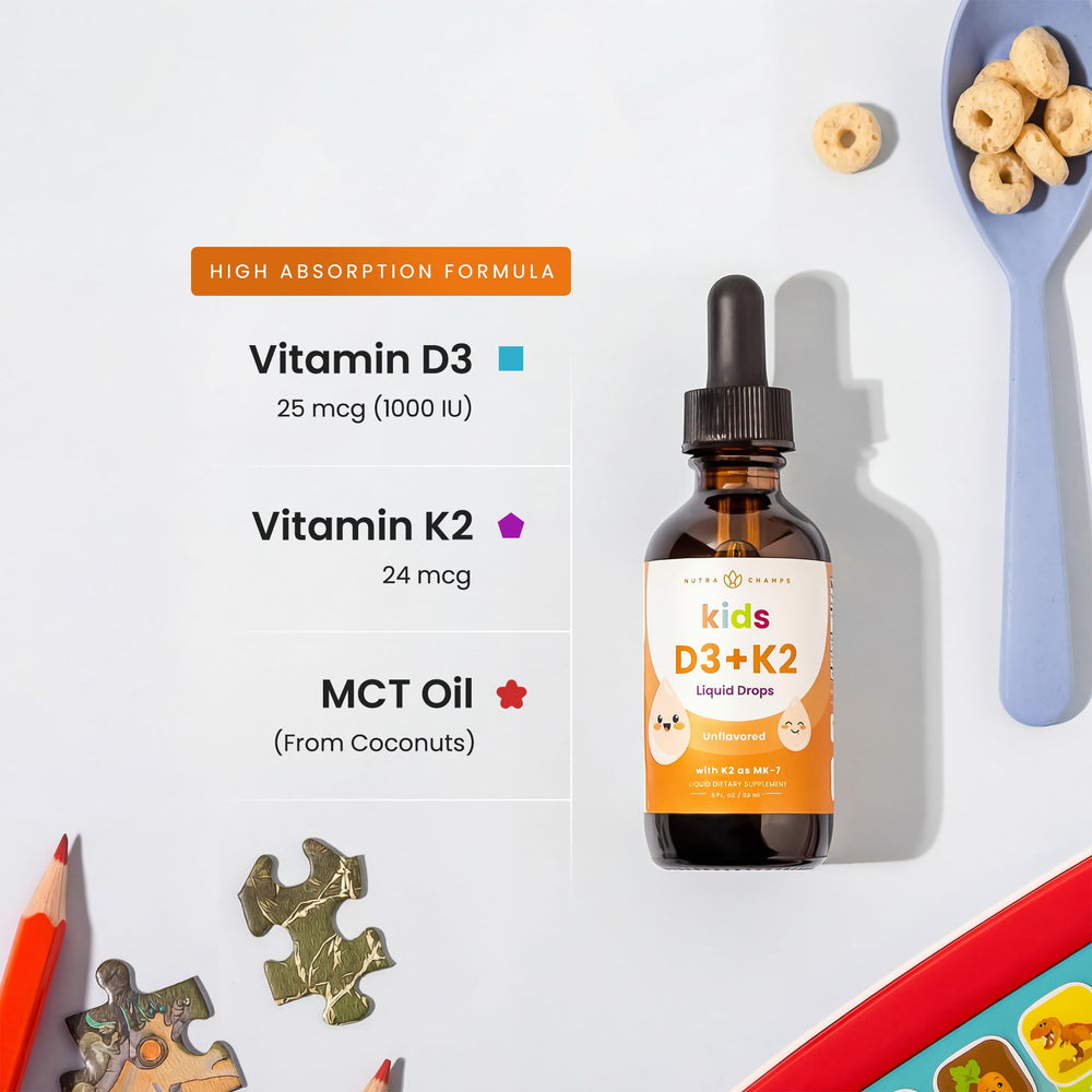 NutraChamps textura del aceite MCT de coco para mejor absorción