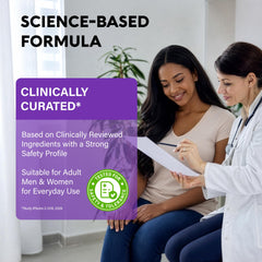 NUTRAHARMONY cápsulas en la mano mostrando tamaño y escala