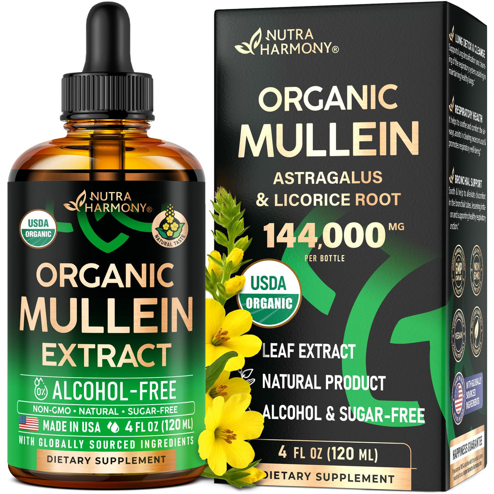 NUTRAHARMONY frasco frente mostrando etiqueta y beneficio respiratorio