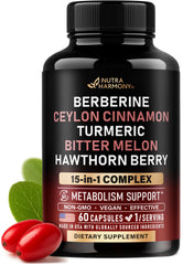 NUTRAHARMONY frente del envase mostrando diseño y cantidad de cápsulas