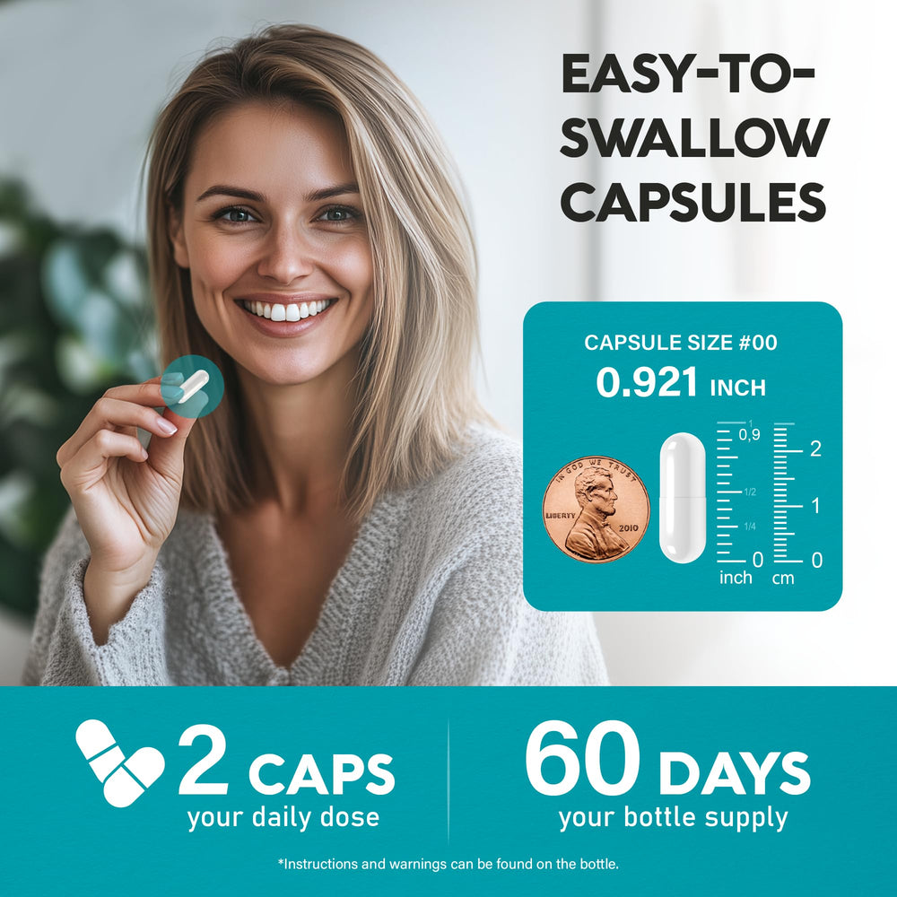 NUTRAHARMONY cápsulas junto a un vaso de agua integradas en una rutina matutina