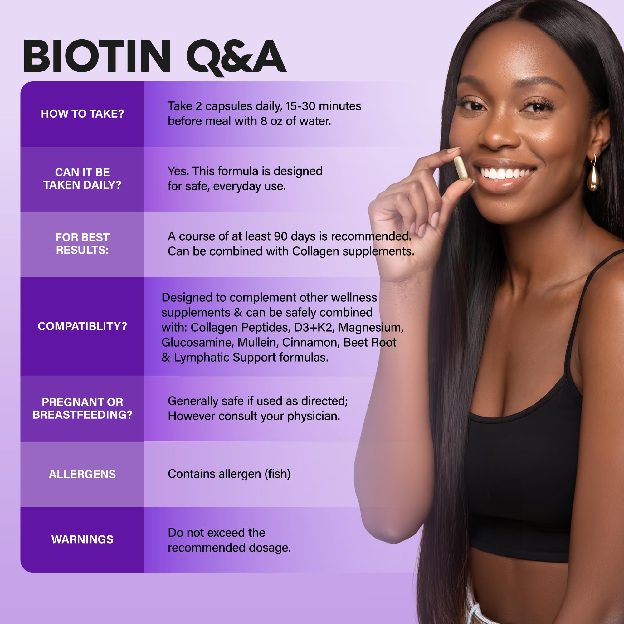 NUTRAHARMONY comparación antes y después que sugiere mejora capilar