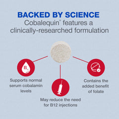 Nutramax Cobalequin etiqueta con ingredientes y controles de calidad