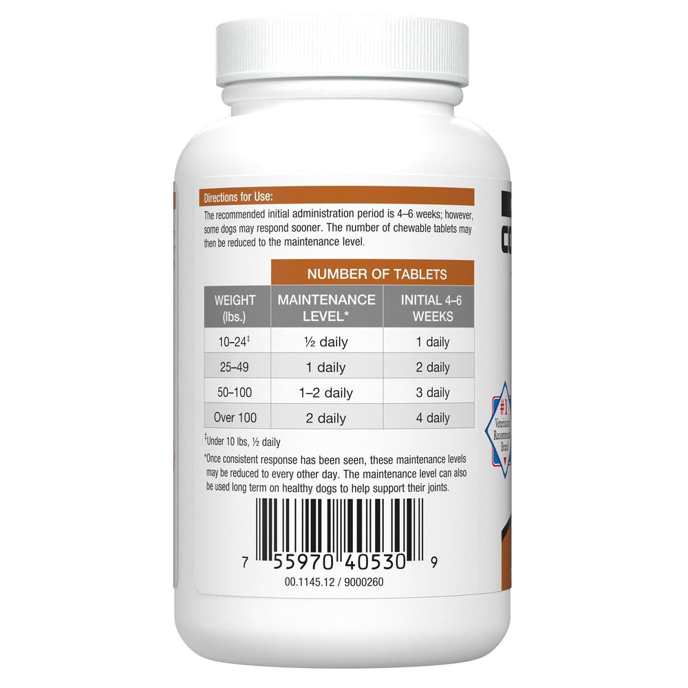 Nutramax Cosequin perro tomando tableta mejora adherencia al tratamiento