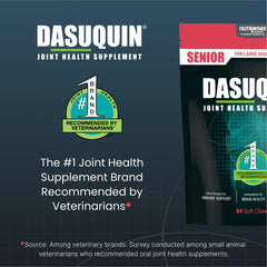 Nutramax Dasuquin label close-up showing ingredients and quality checks