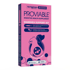Nutramax Proviable empaque frontal mostrando el kit y beneficios digestivos