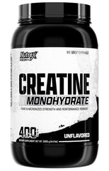 Nutrex Research envase frontal de creatina micronizada muestra diseño y servicio