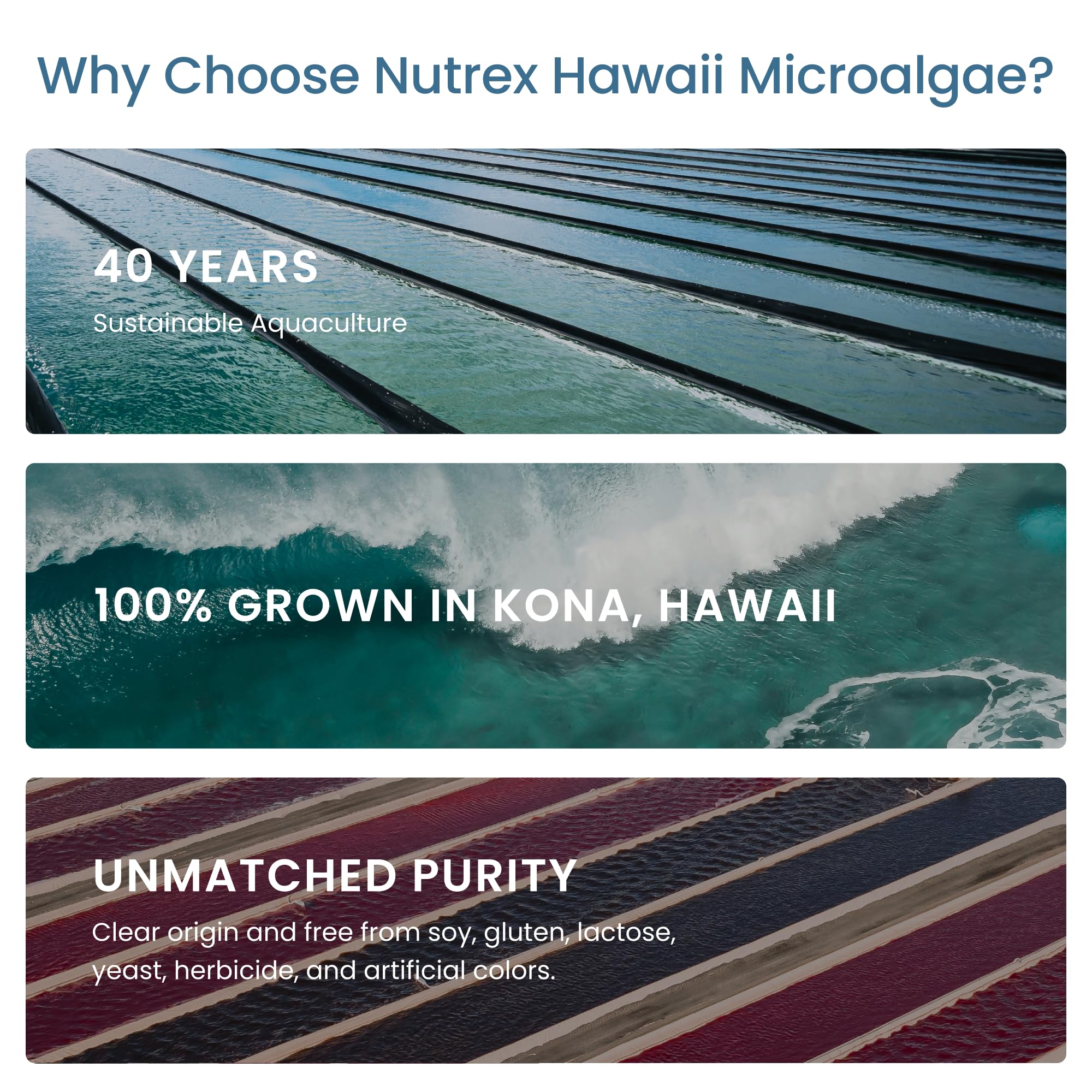 Nutrex Hawaii espirulina junto a limones y hojas, sabor fresco y combinable