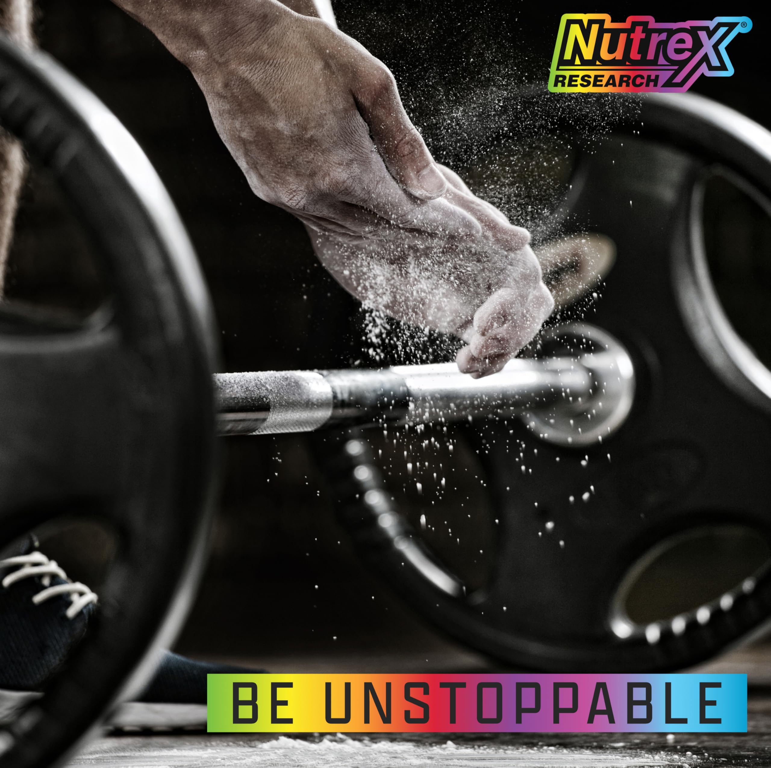 Nutrex Research producto en ambiente de gimnasio, complemento para recuperación