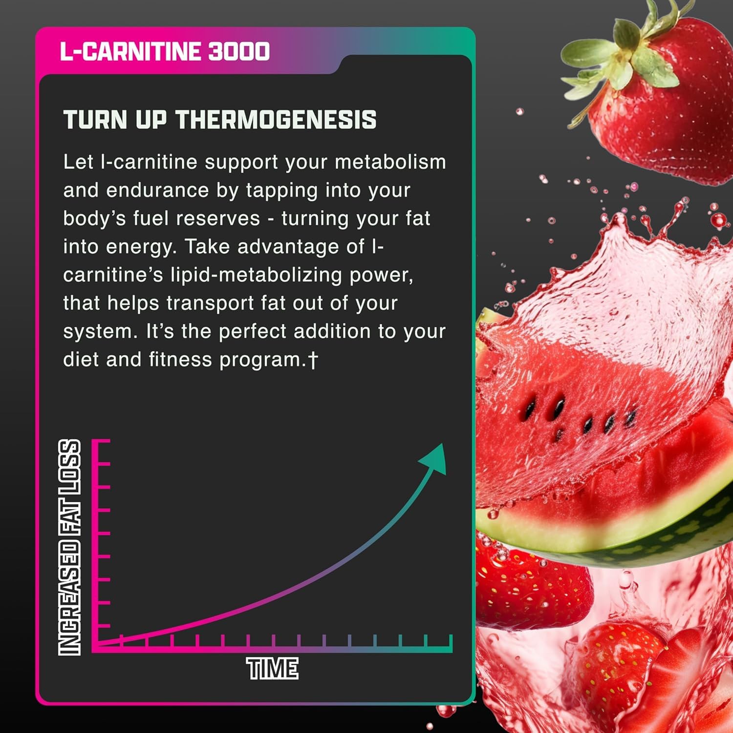 Comparación de tamaño Nutrex Research L Carnitine 3000 en la mano para escala