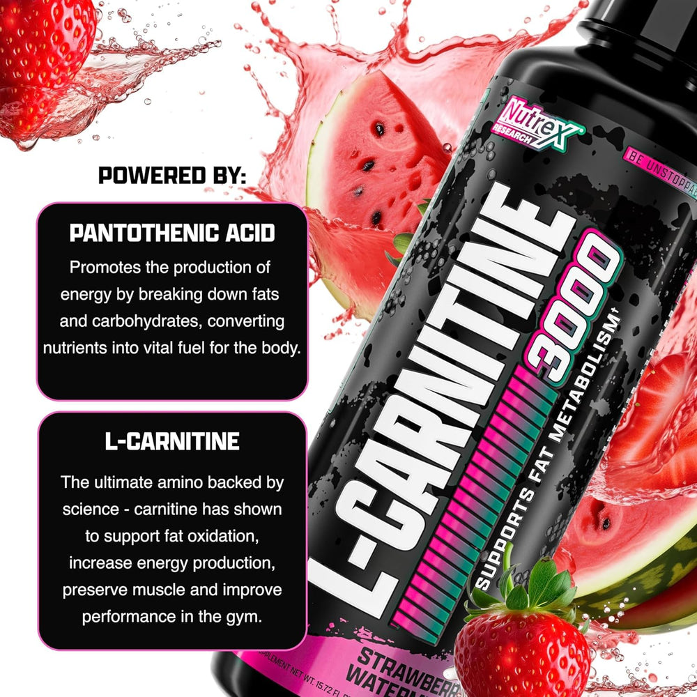 Atleta usando Nutrex Research L Carnitine 3000 antes de su entrenamiento