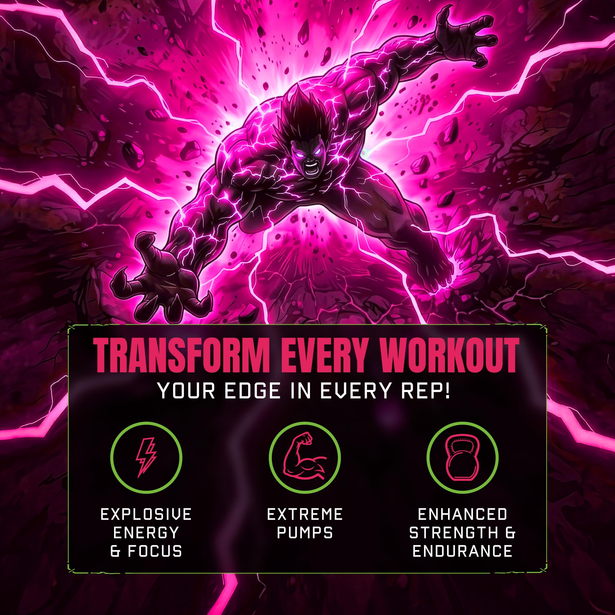 Nutrex Research Outrage comparando tamaño de la cucharilla con el envase