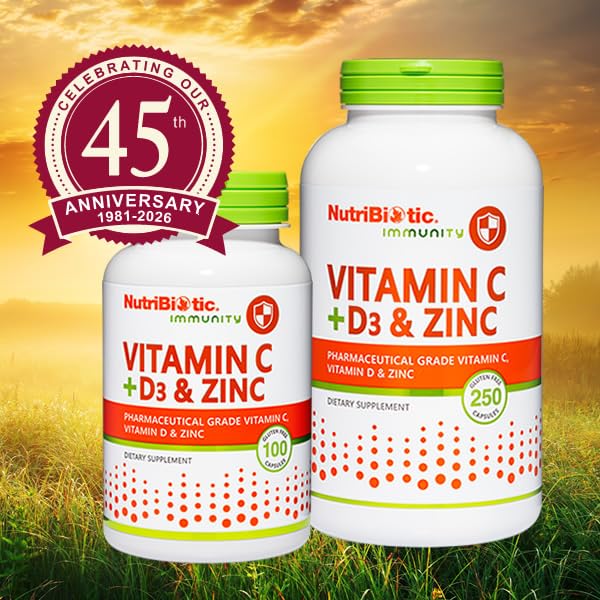 NutriBiotic cápsulas junto a equipaje, ideal para uso en viajes y rutinas