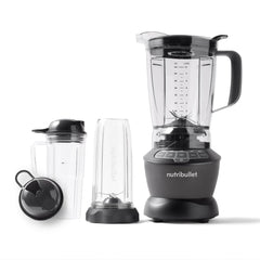 NutriBullet close-up of Easy-Twist extractor blade showing stainless steel cyclonic action and efficient extraction