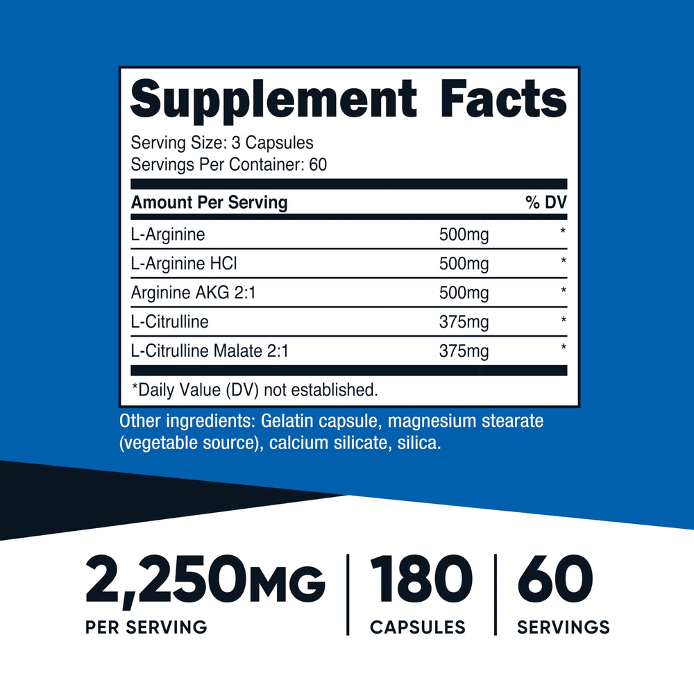Nutricost primer plano de cápsulas indicando tamaño y fácil deglución