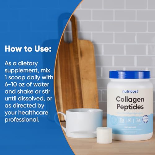 Nutricost colágeno en batido proteico para uso en recetas saludables