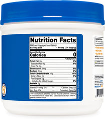 Nutricost cuchara y envase para escala, empaque de 1.5 libras visible