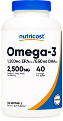 Nutricost front packaging showing bottle and label, clear potency information