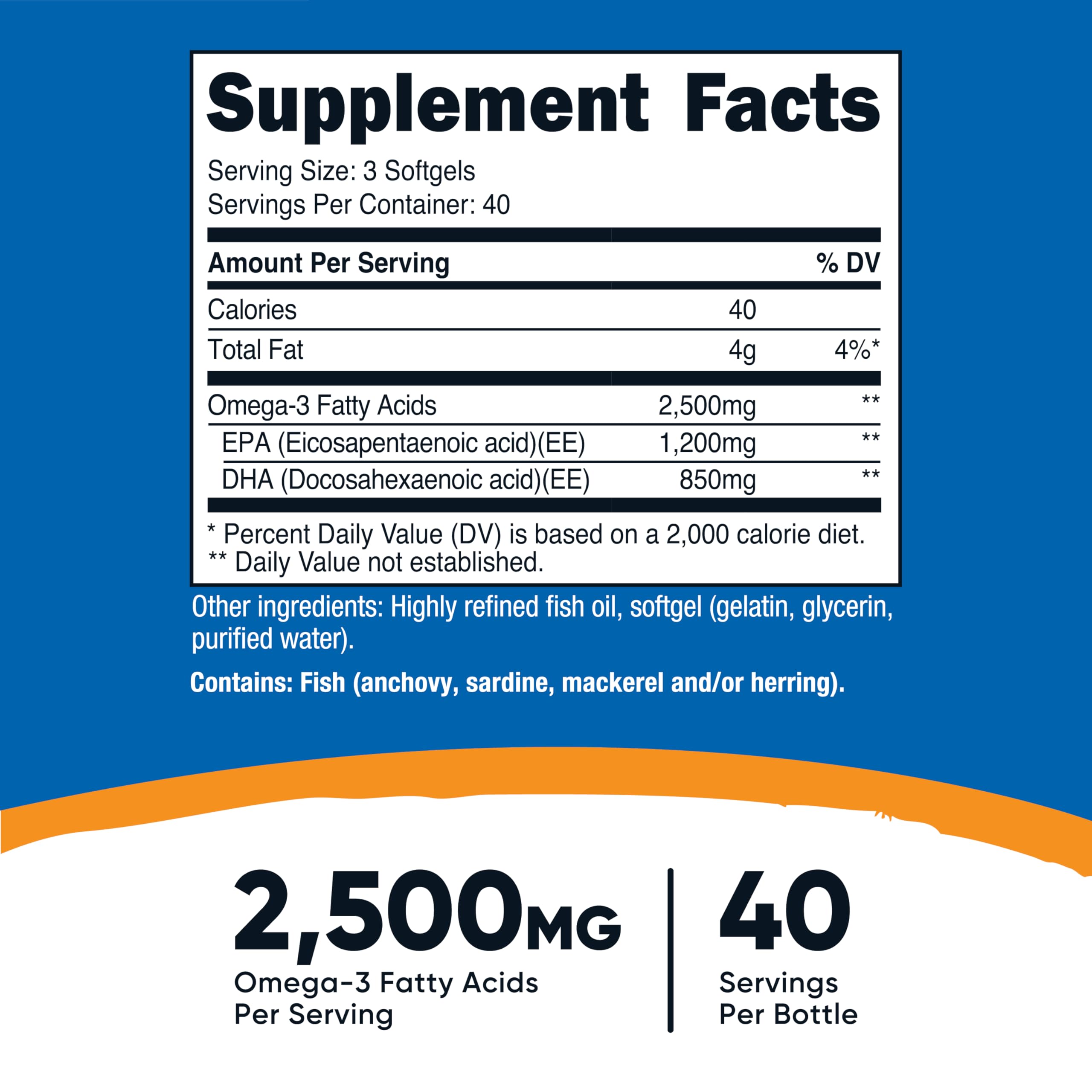 Nutricost softgel close-up highlighting smooth oil capsule and easy swallowing