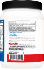 Nutricost Pre-X Xtreme botella junto a una pesa para comparar tamaño y servicio
