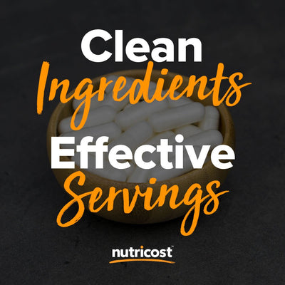 Nutricost sello de pruebas de terceros indicando control de calidad