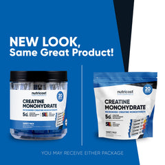 Nutricost stickpack vertido en vaso, uso fácil y sin mediciones