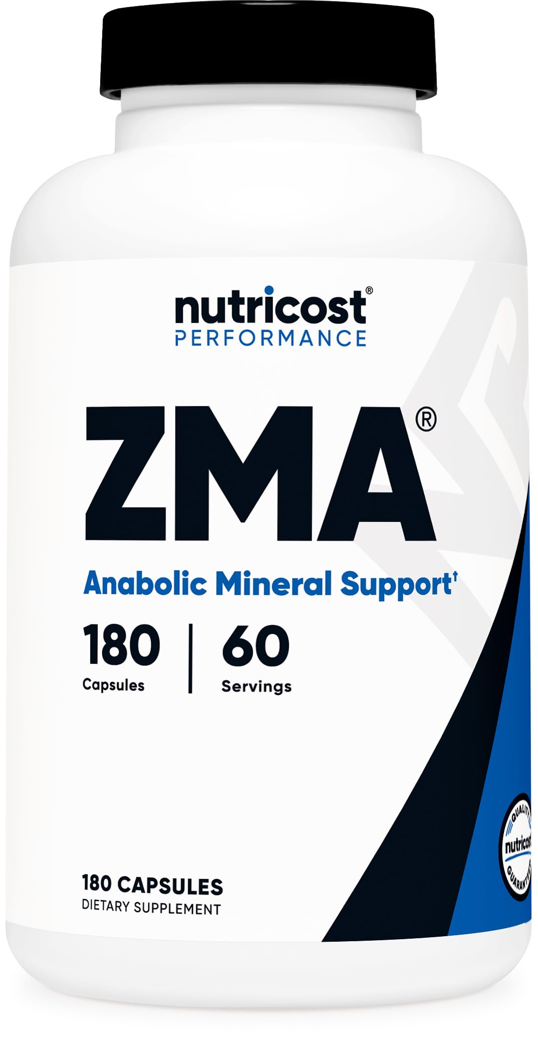 Nutricost frasco frontal mostrando la etiqueta y volumen del producto