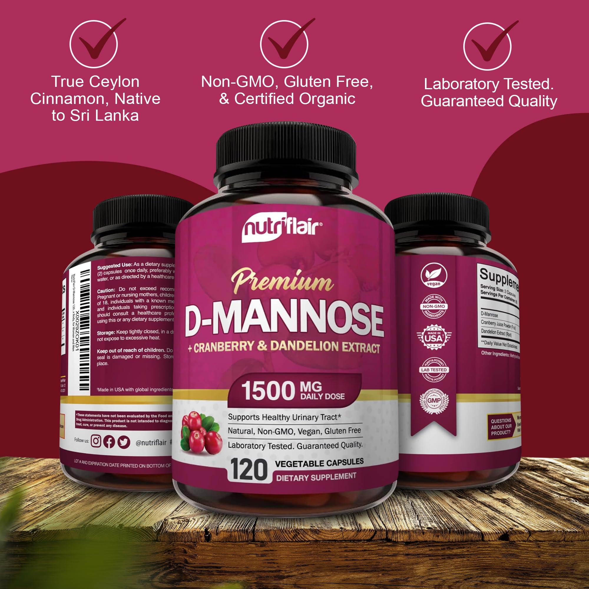 NutriFlair cápsulas abiertas mostrando polvo fino y pureza