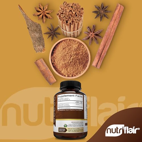 NutriFlair etiqueta con sello USDA Organic y certificaciones visibles