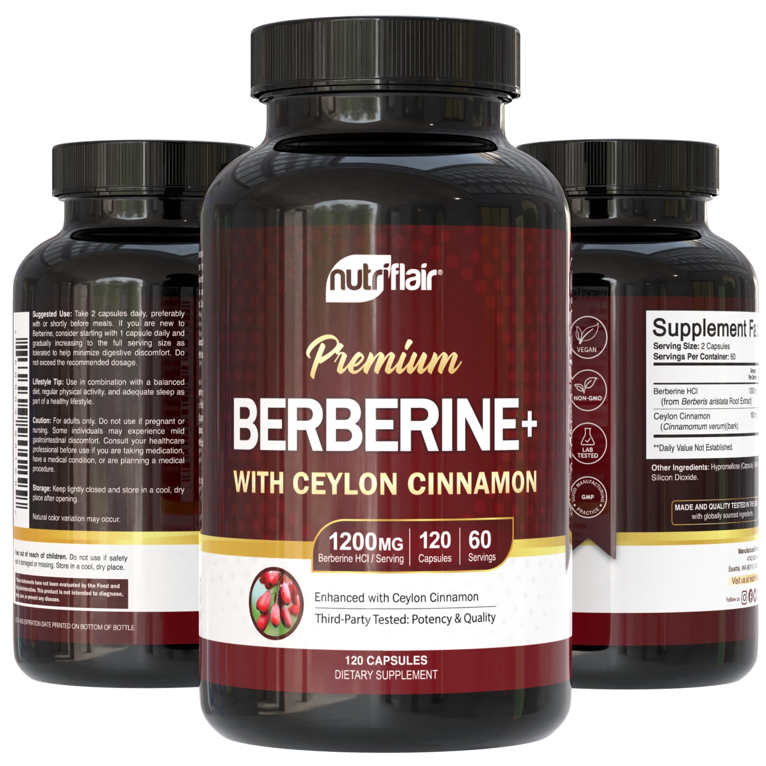 NutriFlair raíz de Berberis aristata para origen botánico claro