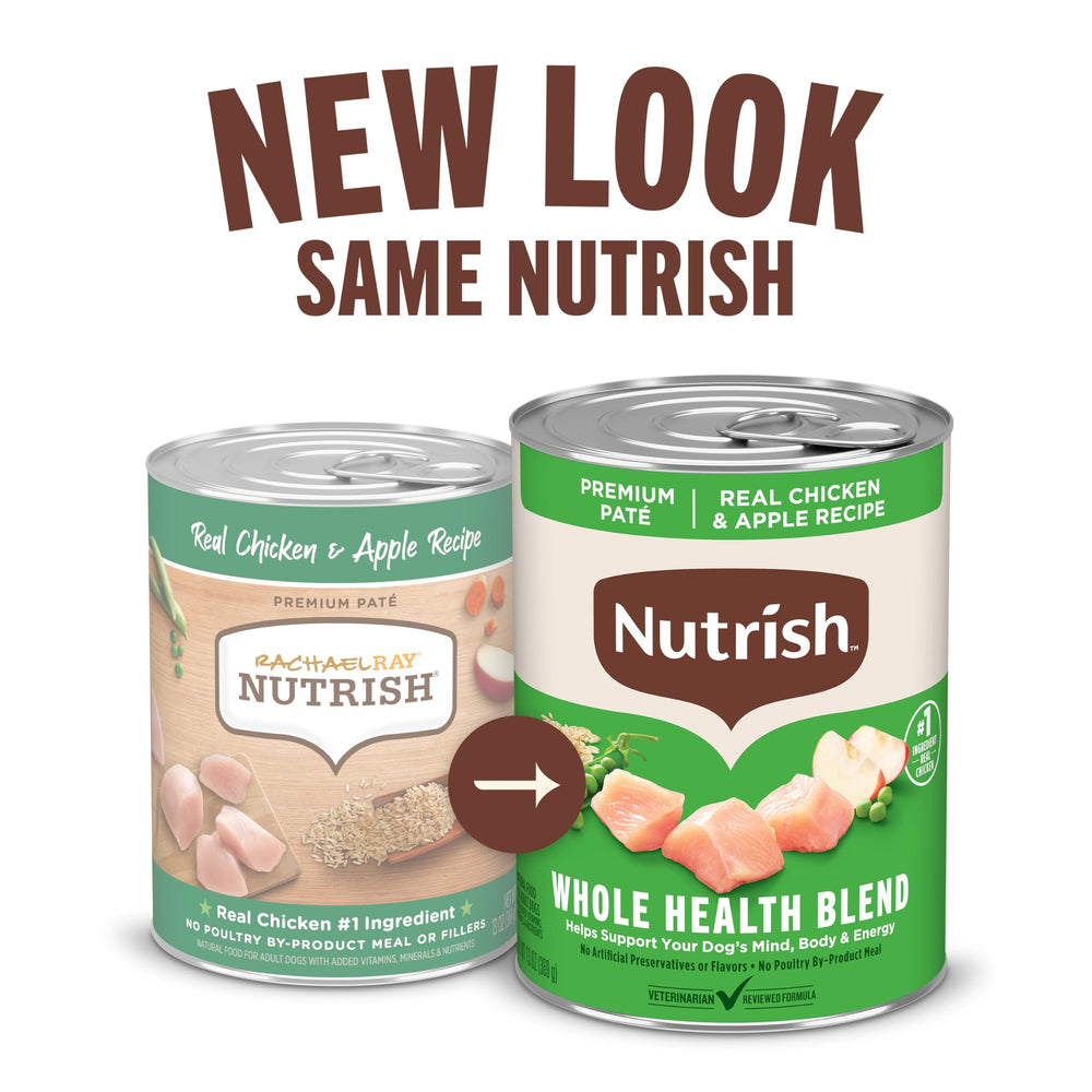 Nutrish textura del paté con trozos visibles de verduras apetitosas