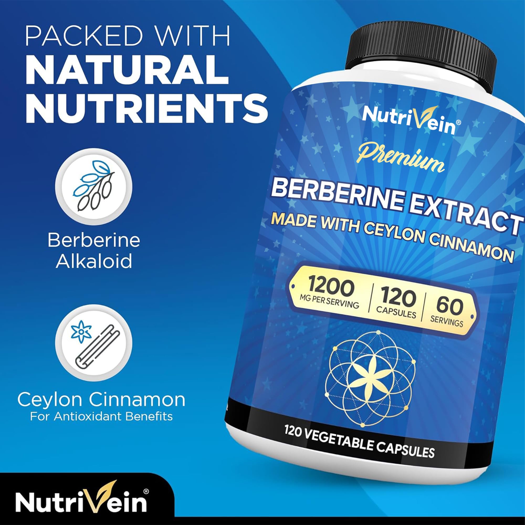 Nutrivein etiqueta con lista de ingredientes para transparencia